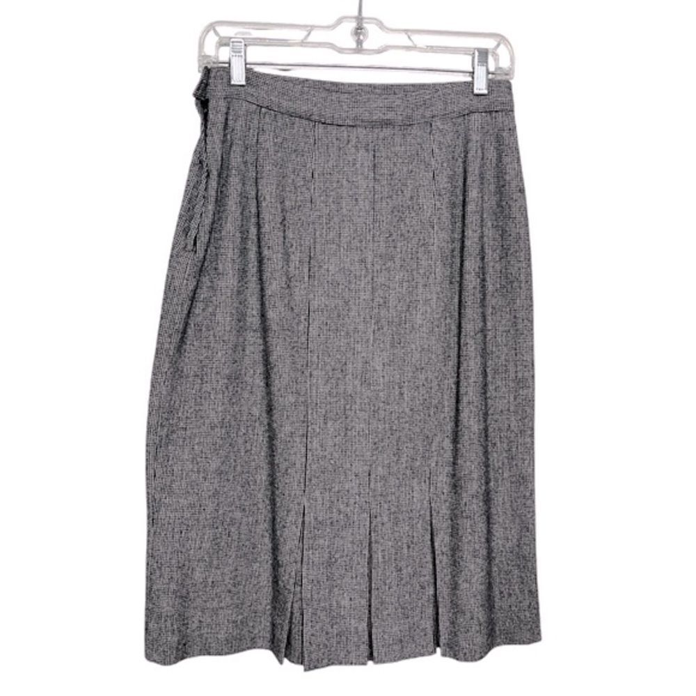 Vintage 80s Pendleton Virgin Wool Black White Hou… - image 2